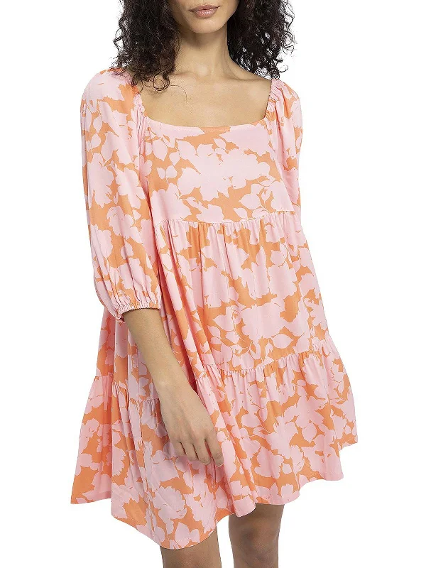 Elegant evening wear for special events   Womens Rayon Tiered Sundress
