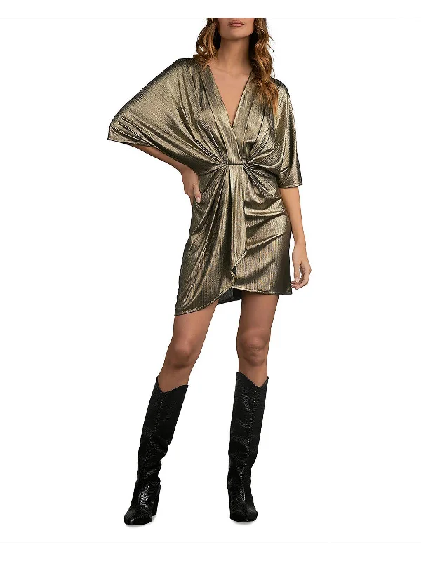 Curated collections of sophisticated women’s wear Womens V-Neck Mini Cocktail and Party Dress Curated collections of sophisticated women’s wear Womens V-Neck Mini Cocktail and Party Dress