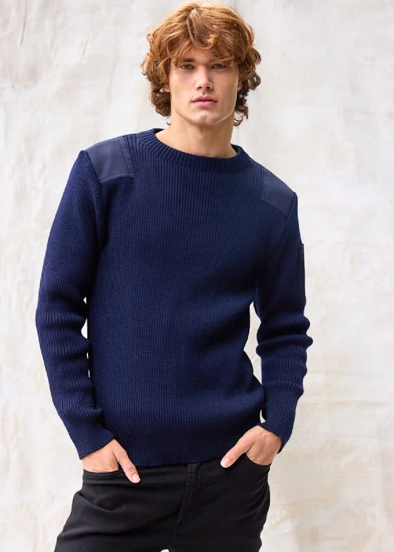 Shop the latest styles in men’s fashion – don’t miss out on these deals! CONDOR II - Breton Sweater with Canvas Shoulder and Elbow Patches for Men | 100% Wool (NAVY) Shop the latest styles in men’s fashion – don’t miss out on these deals! CONDOR II - Breton Sweater with Canvas Shoulder and Elbow Patches for Men | 100% Wool (NAVY)