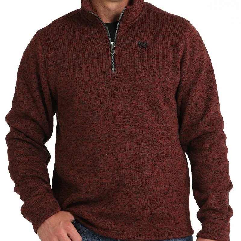Get fresh fashion for less – Shop trendy clothing at discounted prices. Cinch Men's Logo Quarter Zip Pullover Sweater in Burgundy Get fresh fashion for less – Shop trendy clothing at discounted prices. Cinch Men's Logo Quarter Zip Pullover Sweater in Burgundy