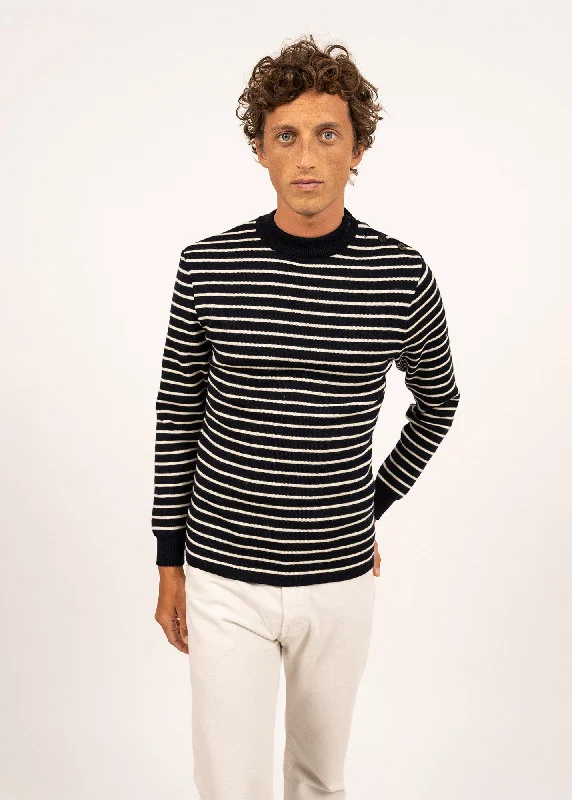 Save on top-selling fashion styles – Big discounts on men’s clothing. MATELOT - Authentic Striped Wool Fisherman Sweater with Button Shoulder |Slim Fit (NAVY / ECRU) Save on top-selling fashion styles – Big discounts on men’s clothing. MATELOT - Authentic Striped Wool Fisherman Sweater with Button Shoulder |Slim Fit (NAVY / ECRU)