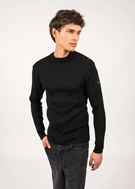 Shop new arrivals in clothing and save up to 60% off select items. MATELOT - Wool Fisherman Sweater with Button Shoulder | Slim Fit (BLACK) Shop new arrivals in clothing and save up to 60% off select items. MATELOT - Wool Fisherman Sweater with Button Shoulder | Slim Fit (BLACK)