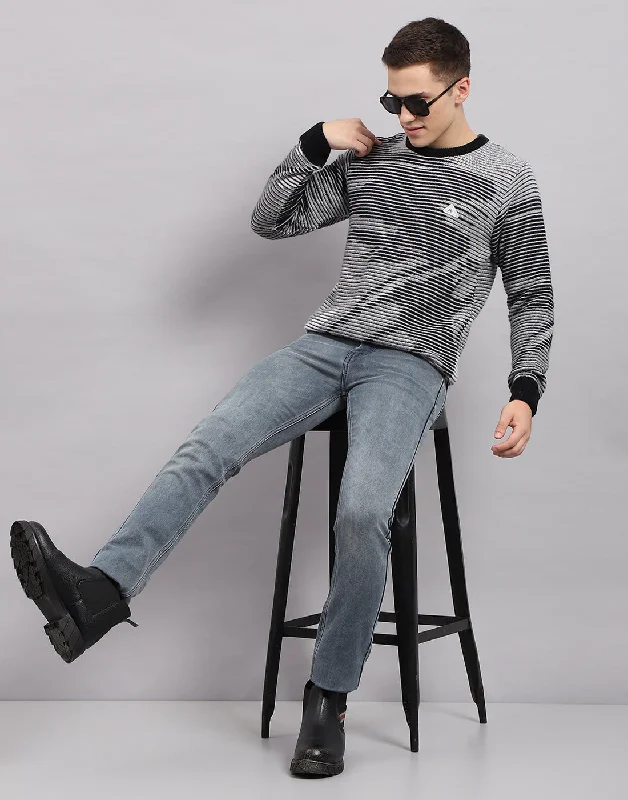 Huge deals on men’s clothing – Limited-time only! Men Black Self Design Round Neck Full Sleeve Pullover Huge deals on men’s clothing – Limited-time only! Men Black Self Design Round Neck Full Sleeve Pullover