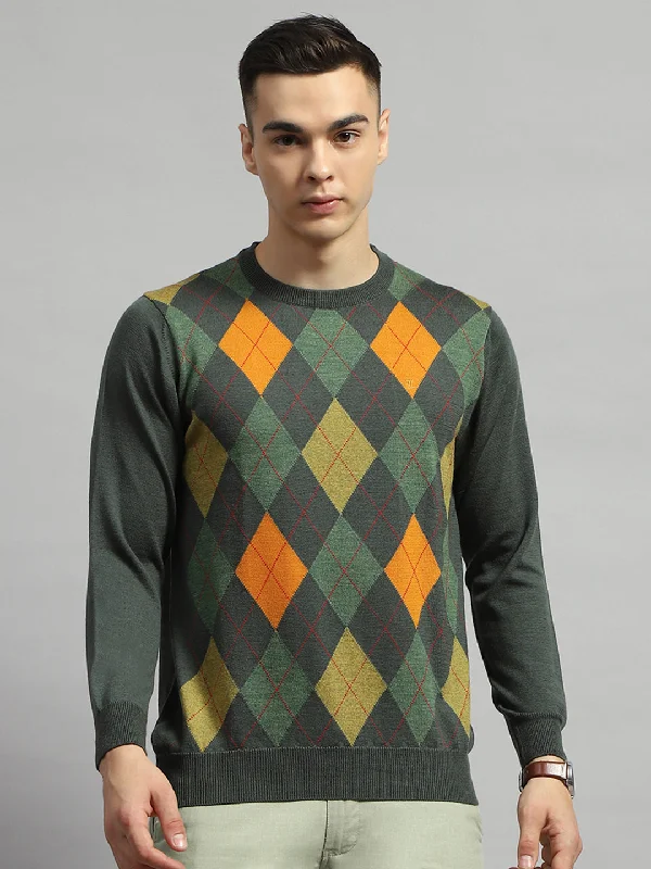 Limited-time discounts on clothing you’ll love Men Green Geometric Round Neck Full Sleeve Pullover Limited-time discounts on clothing you’ll love Men Green Geometric Round Neck Full Sleeve Pullover
