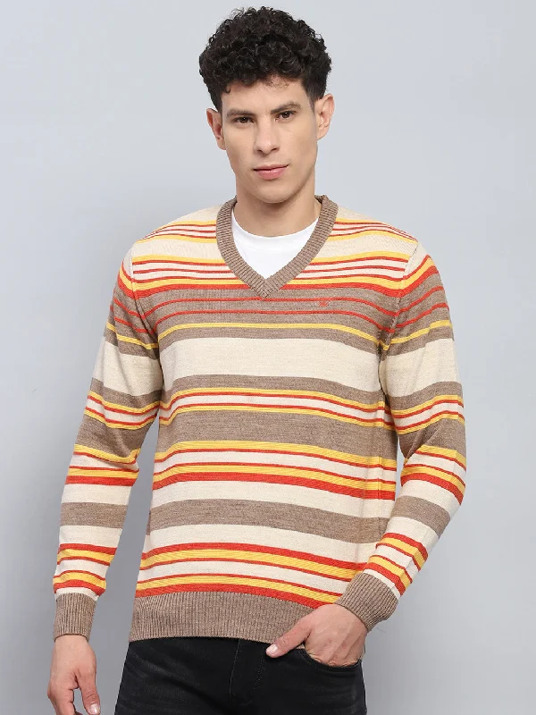 Shop the latest men's clothing trends at a fraction of the price. Men Multicolor Stripe V Neck Full Sleeve Pullover Shop the latest men's clothing trends at a fraction of the price. Men Multicolor Stripe V Neck Full Sleeve Pullover