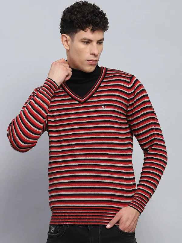 Shop stylish men’s clothing and enjoy amazing discounts. Men Red & Grey Stripe V Neck Full Sleeve Pullover Shop stylish men’s clothing and enjoy amazing discounts. Men Red & Grey Stripe V Neck Full Sleeve Pullover