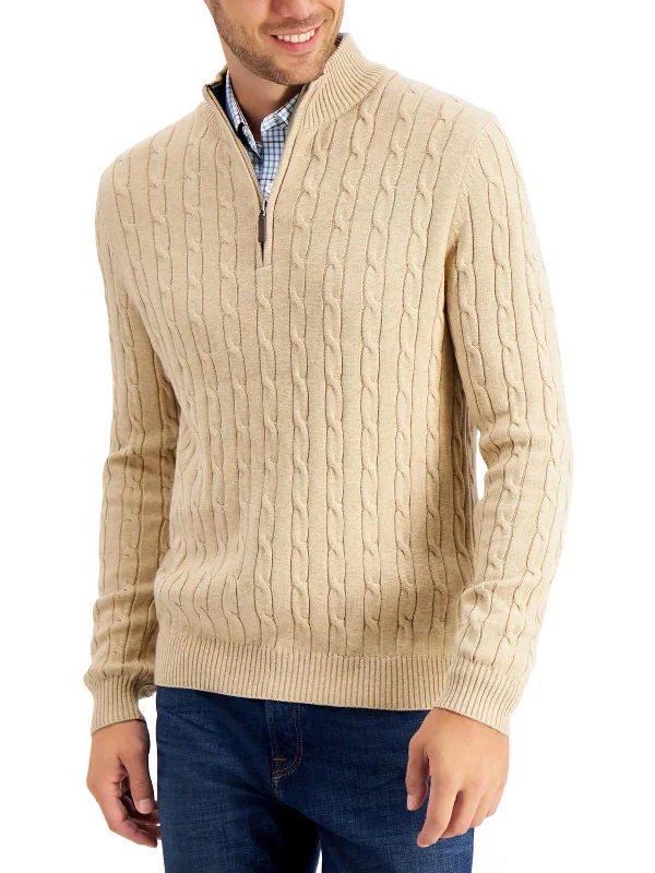 Discover new arrivals in clothing – Affordable styles for every occasion. Mens Cotton 1/4-Zip Pullover Sweater Discover new arrivals in clothing – Affordable styles for every occasion. Mens Cotton 1/4-Zip Pullover Sweater