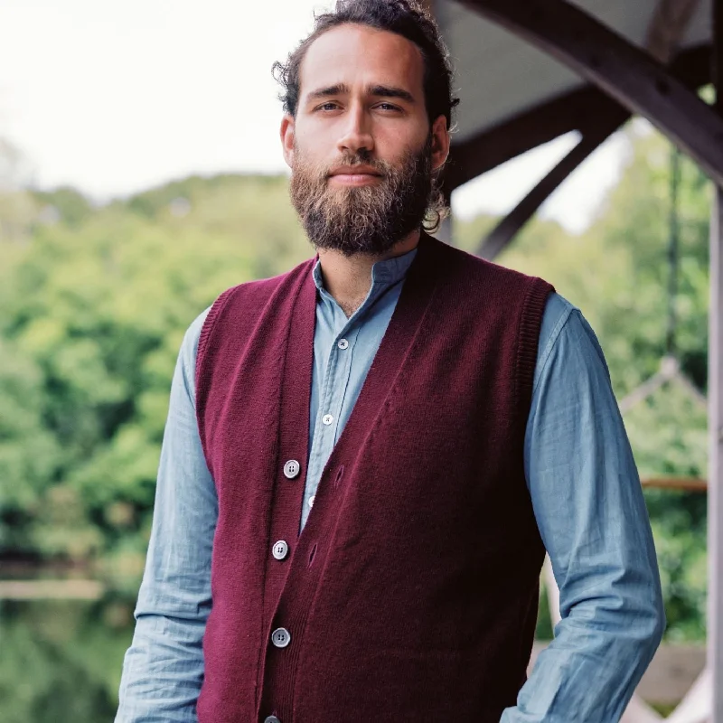 Big discounts – don’t miss out!  Men's V Neck Sleeveless Cardigan