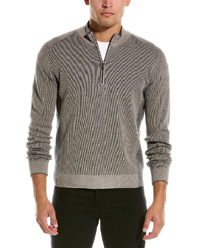 Shop stylish and affordable clothes –   Raffi Vanise Rib Mock 1/4-Zip