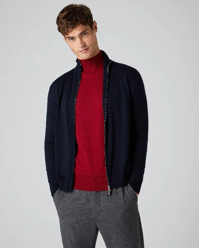 Shop affordable clothing – Limited-time only! Men's Hyde Fine Gauge Cashmere Full Zip Sweater Navy Blue Shop affordable clothing – Limited-time only! Men's Hyde Fine Gauge Cashmere Full Zip Sweater Navy Blue