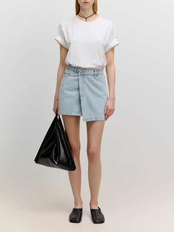 ANDI DENIM WRAP SKIRT