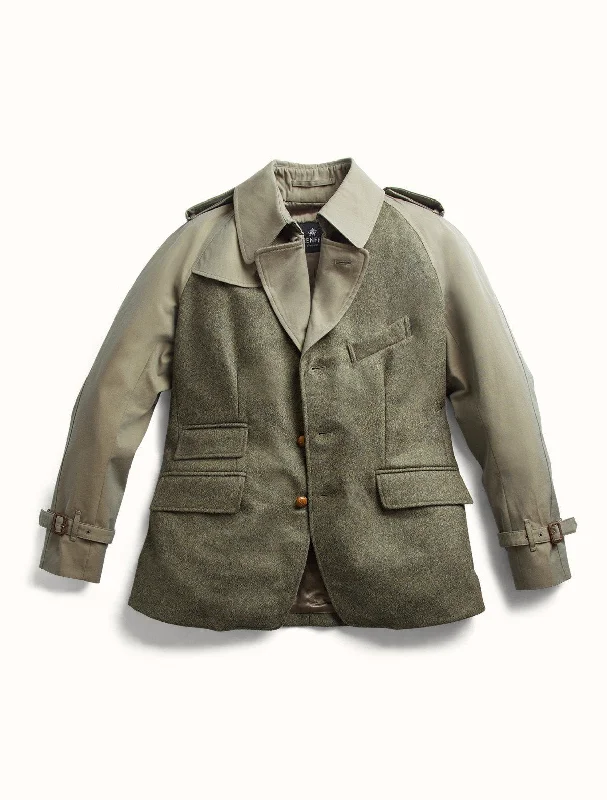 Shop affordable clothing for less – Big discounts online now.  Clapton Cotton Gabardine Sage with Tweed Body