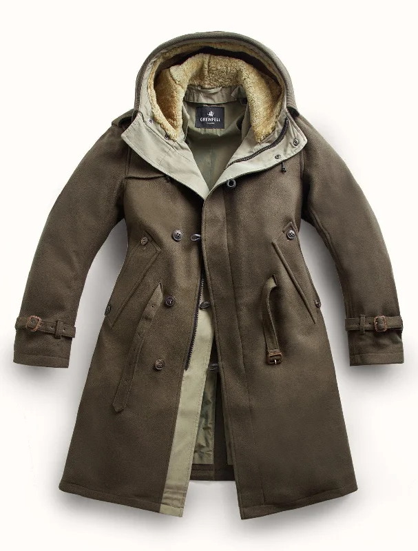 Best deals  fashion – Don’t miss the latest clothing discounts.  COAT 5 - Helvellyn Wool Twill Olive