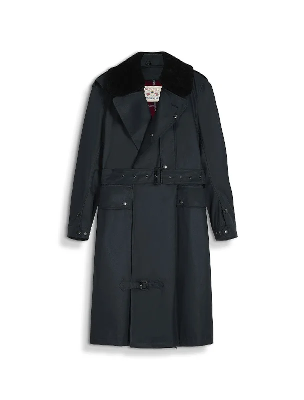 Get stylish outfits for every occasion – Shop now and save!  Despatch Riders Coat in Grenfell Cloth in Navy