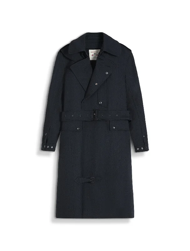 Affordable clothing for men and women – Shop today for big savings.  Despatch Riders Coat Virgin Wool Herringbone in Navy