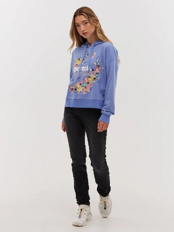 Florence French Terry Cropped Pullover Hoodie