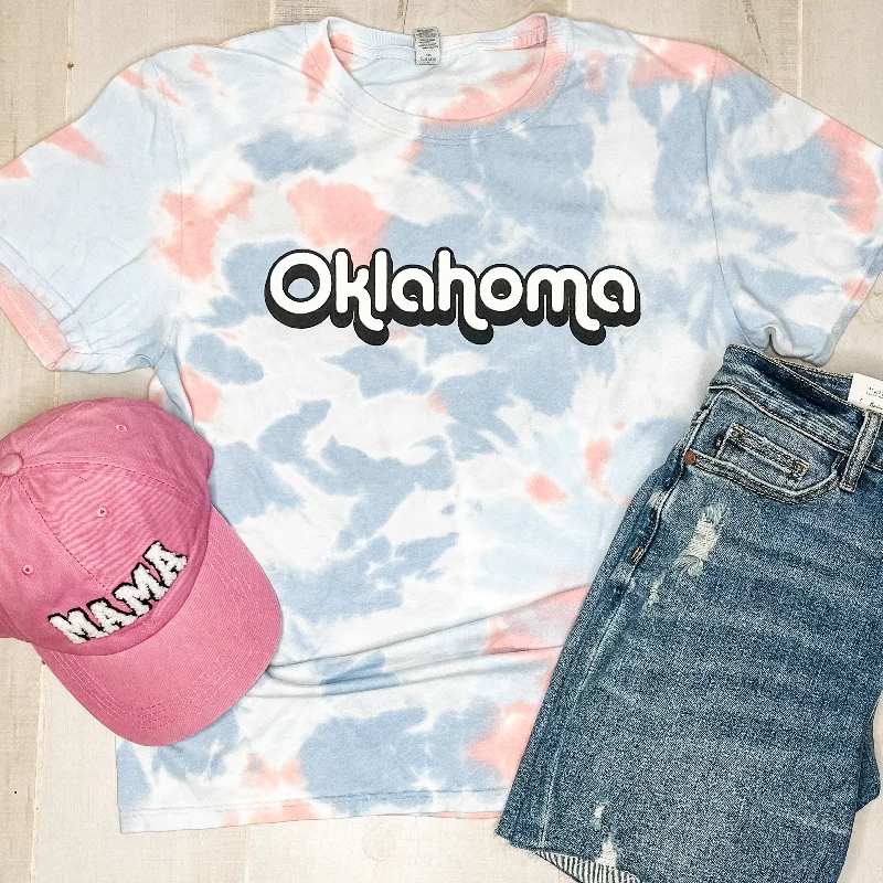 Groovy Oklahoma tie dye tee