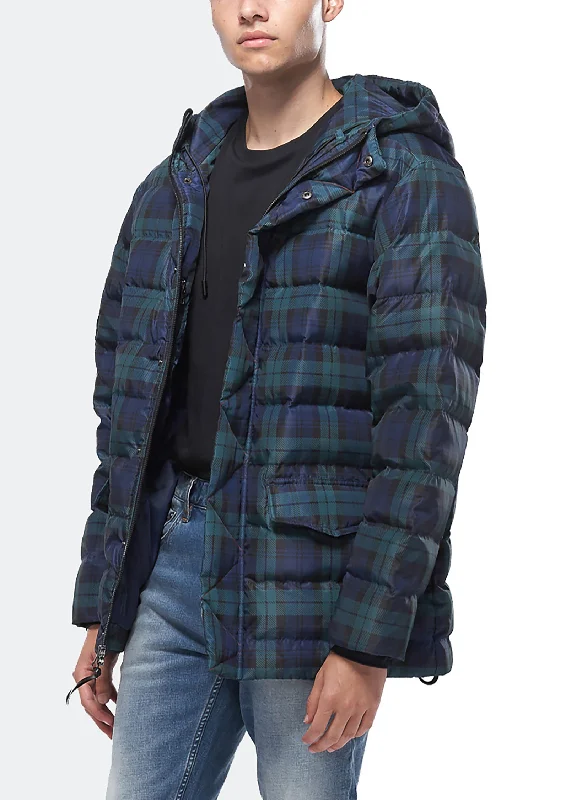 Buy now, pay later – exclusive savings on men’s clothing. Konus Men's Plaid Duck Down Parka in Hunter Buy now, pay later – exclusive savings on men’s clothing. Konus Men's Plaid Duck Down Parka in Hunter
