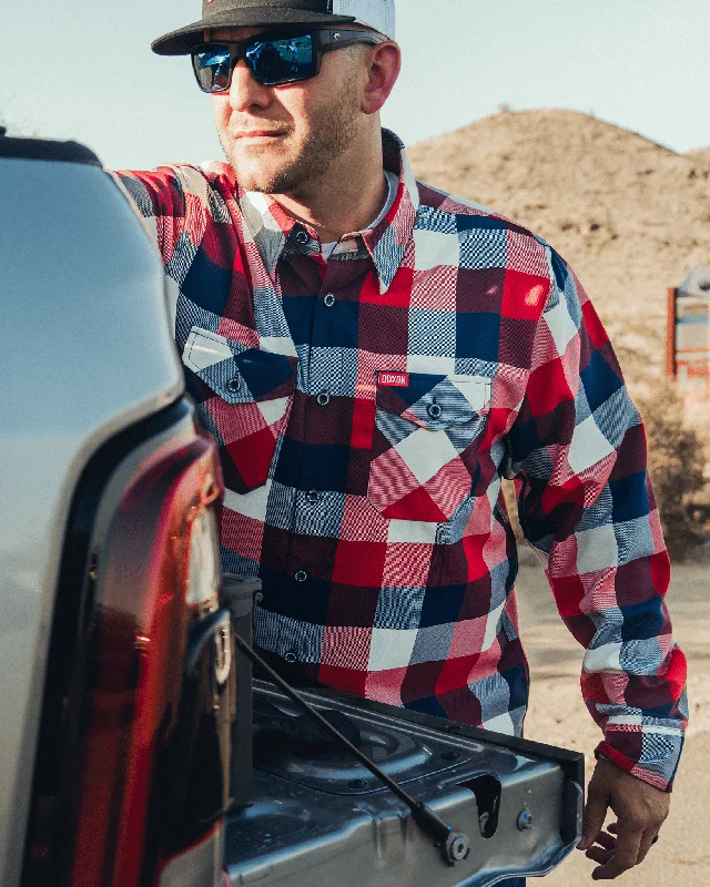 Shop seasonal clothing deals – Big savings on fashion essentials.  The Banner Flannel