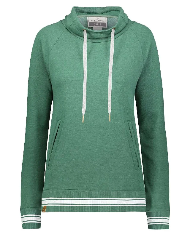 dark green heather/ white