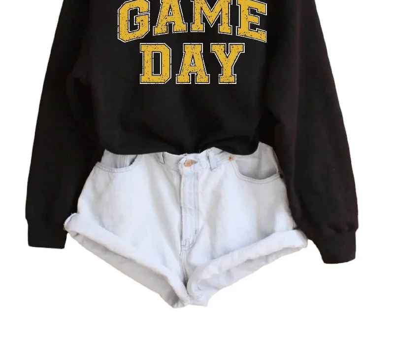 Women's University Of Colorado Game Day Sweatshirt In Black