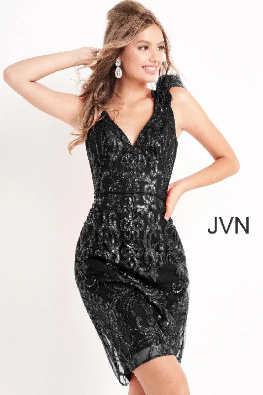 Jovani 04760 Short Sleeveless Formal Cocktail Dress