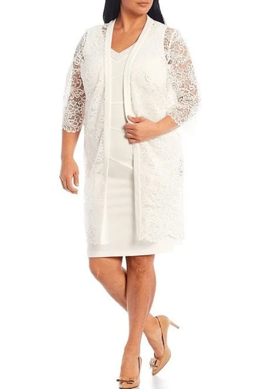 Maya Brooke Short Plus Size Jacket Dress 29401