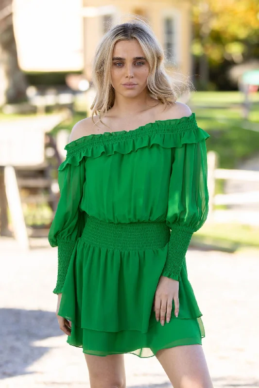 Alma Mini Dress Green