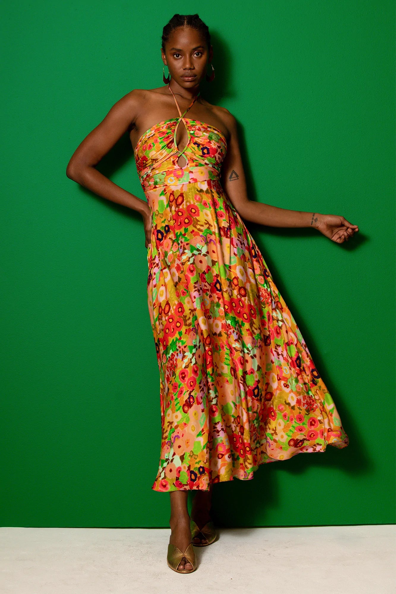 Feminine and fashionable clothing for every wardrobe   Carolina K Carmen Dress-Wildflowers