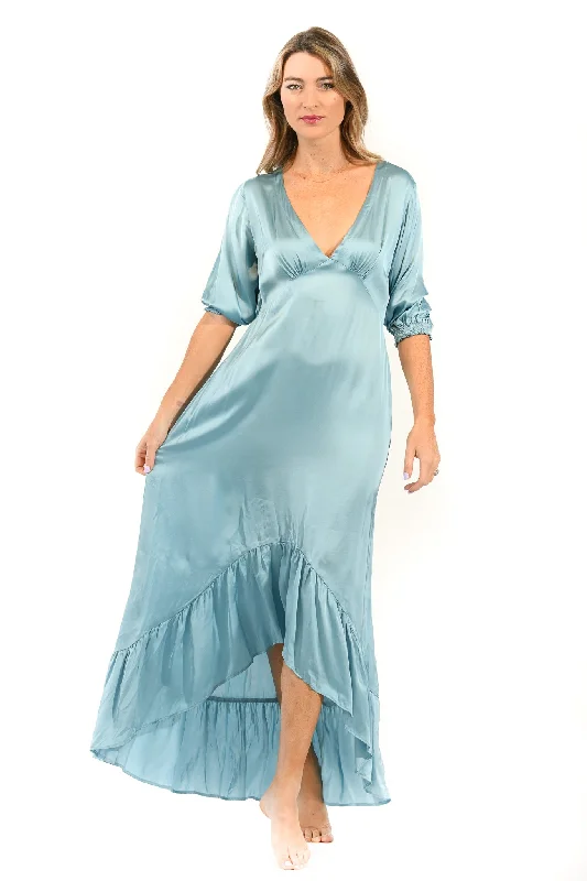 Affordable fashion that looks high-end   Saline Dress Long / Topaz