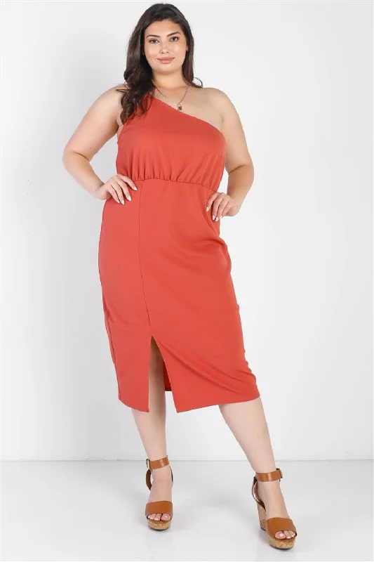 Stylish clothing designed to flatter every woman Gilli Full Size Slit One Shoulder Sleeveless Dress Stylish clothing designed to flatter every woman Gilli Full Size Slit One Shoulder Sleeveless Dress
