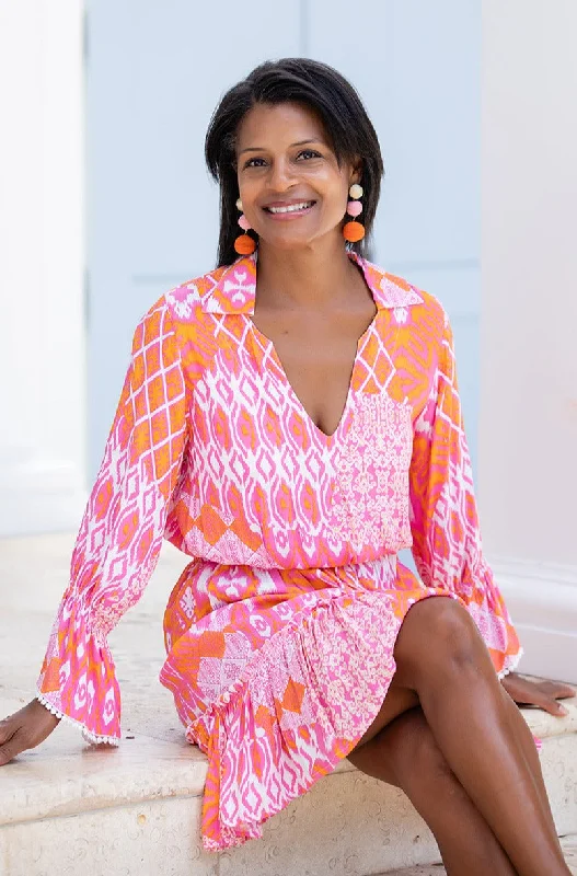 High-fashion styles at affordable prices   Mia Dress / Flamingo