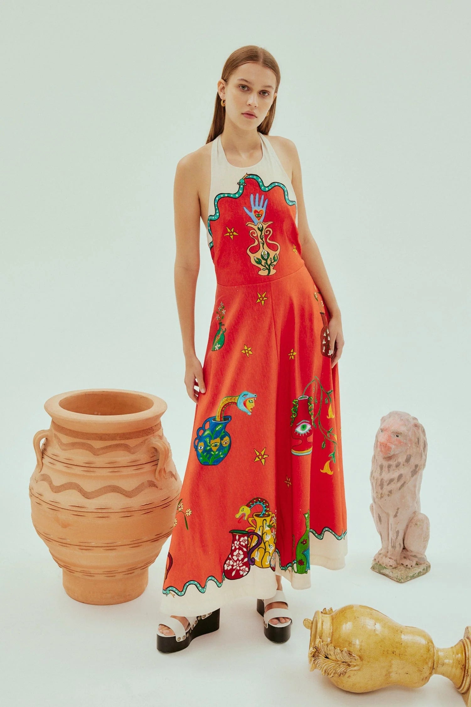 Classic pieces for a timeless wardrobe   PREORDER- ROSE HALTER DRESS