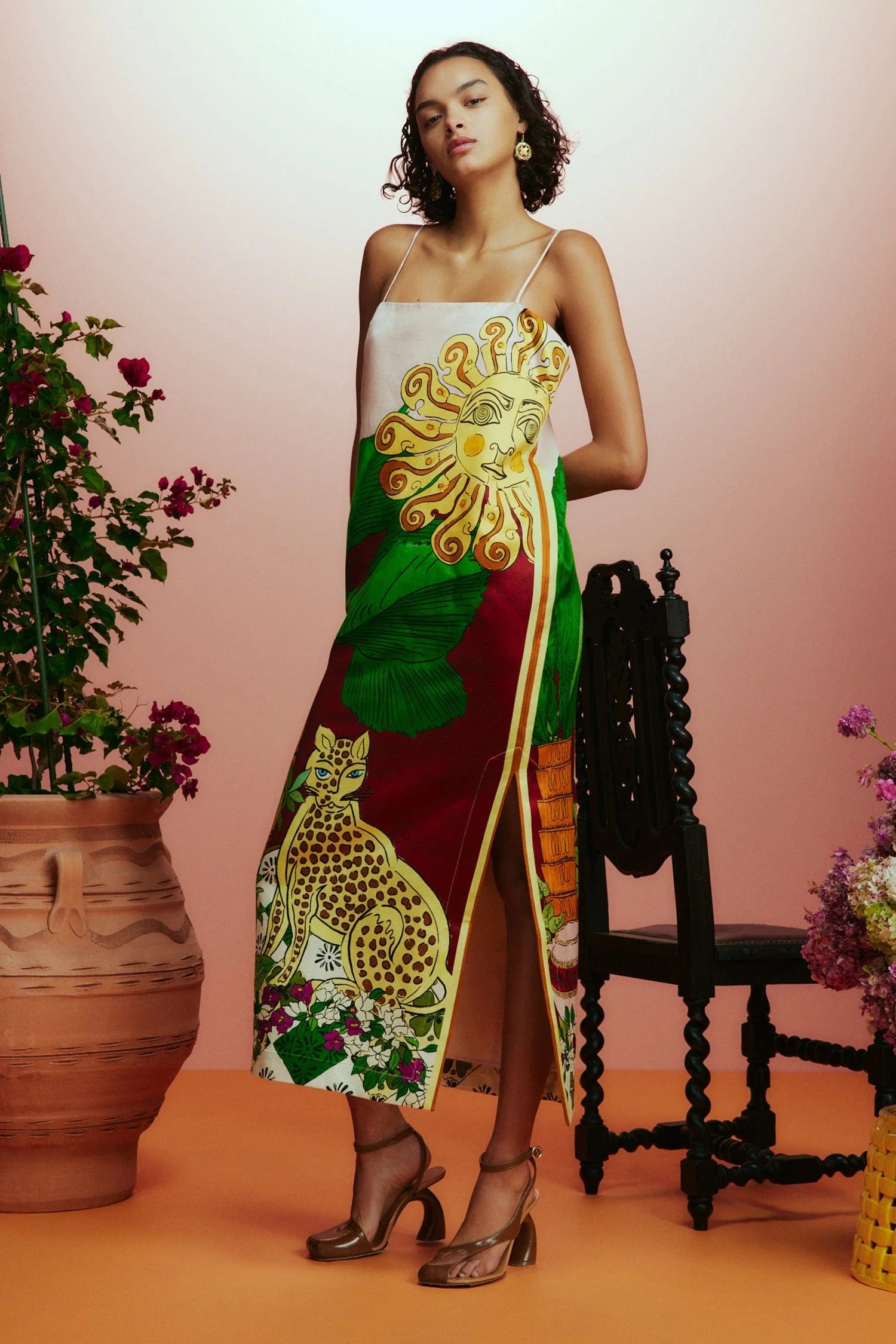 Effortlessly chic outfits for the modern woman   TIGER SLIP DRESS