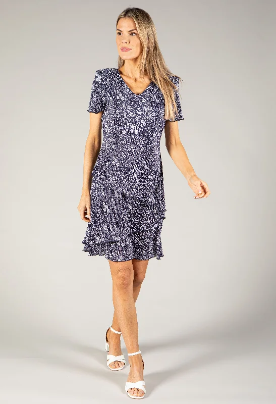 Bold, confident, and stylish women’s clothing   Plisse Floral Dress