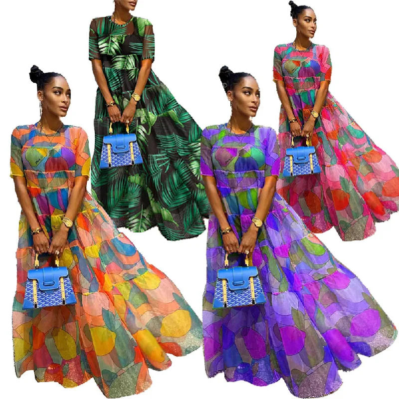 Elevate your style with fashionable women’s clothing Women's Casual Mesh Floral Print Dress Dresses Elevate your style with fashionable women’s clothing Women's Casual Mesh Floral Print Dress Dresses