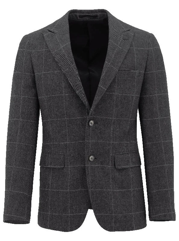 Upgrade your wardrobe with stylish men's apparel – now on sale! Amalfi Charcoal Checked Sports Jacket Upgrade your wardrobe with stylish men's apparel – now on sale! Amalfi Charcoal Checked Sports Jacket