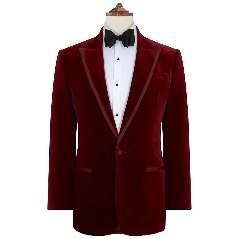 Best deals on men’s clothing – Sale ends soon, shop today!  Balinteer Berry Velvet Jacket