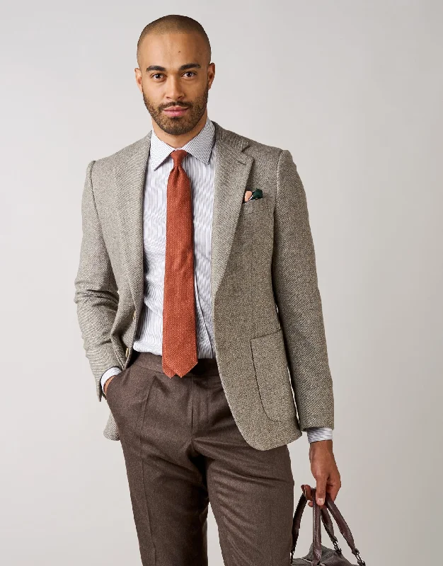 Hurry, the best clothing deals won’t last – Shop now for major savings.  Batten Light Brown Micro-design Blazer