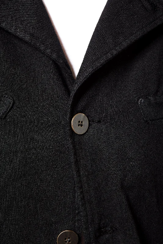 Time to upgrade your wardrobe – shop men’s fashion on sale.  BLACK DENIM BLAZER