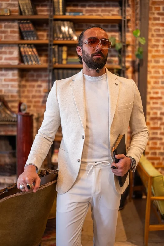 Get fresh fashion for less – Shop trendy clothing at discounted prices. Brabion Massimo Beige Slim Fit Notch Lapel Striped Blazer Get fresh fashion for less – Shop trendy clothing at discounted prices. Brabion Massimo Beige Slim Fit Notch Lapel Striped Blazer