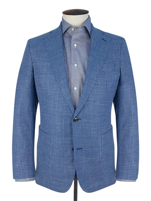 Save on trendy clothing for every season –Shoppers get exclusive deals. Lago Blazer Wool Silk & Linen Houndstooth Caruso Blue Save on trendy clothing for every season –Shoppers get exclusive deals. Lago Blazer Wool Silk & Linen Houndstooth Caruso Blue