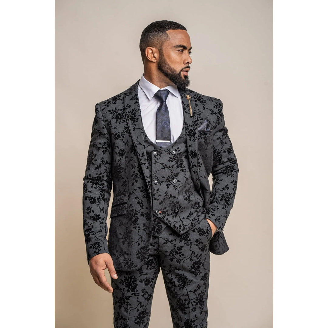 Find your perfect fit at the best prices – Clothing deals now on sale. Georgi - Men's Black Floral Blazer Find your perfect fit at the best prices – Clothing deals now on sale. Georgi - Men's Black Floral Blazer