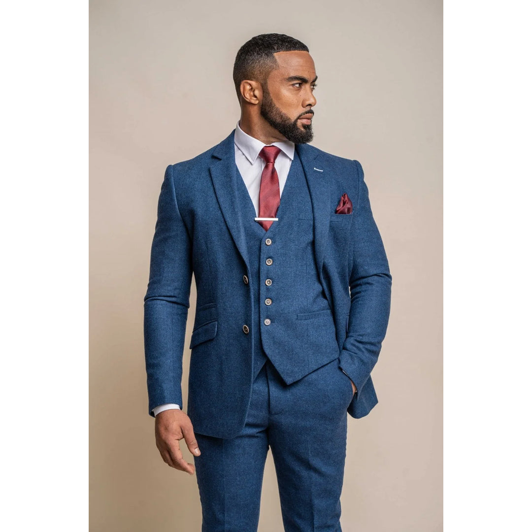 Shop affordable clothing for less – Big discounts online now. Orson - Men's Blue Tweed Classic Blazer Shop affordable clothing for less – Big discounts online now. Orson - Men's Blue Tweed Classic Blazer
