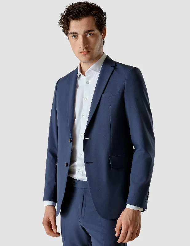 Shop exclusive offers on men’sapparel   Essential Blazer Slim Marine Blue