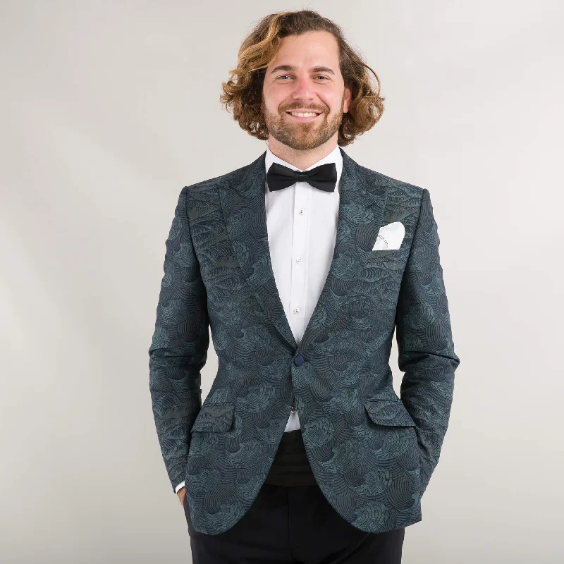 Flash sale: Men’s clothing essentials at irresistible prices! Green Waves Jacquard Evening Jacket Flash sale: Men’s clothing essentials at irresistible prices! Green Waves Jacquard Evening Jacket