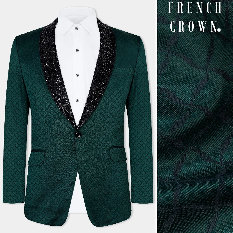 Shop men’s and women’s fashion at unbeatable prices today! Everglade Green Jacquard Textured Designer Tuxedo Blazer Shop men’s and women’s fashion at unbeatable prices today! Everglade Green Jacquard Textured Designer Tuxedo Blazer