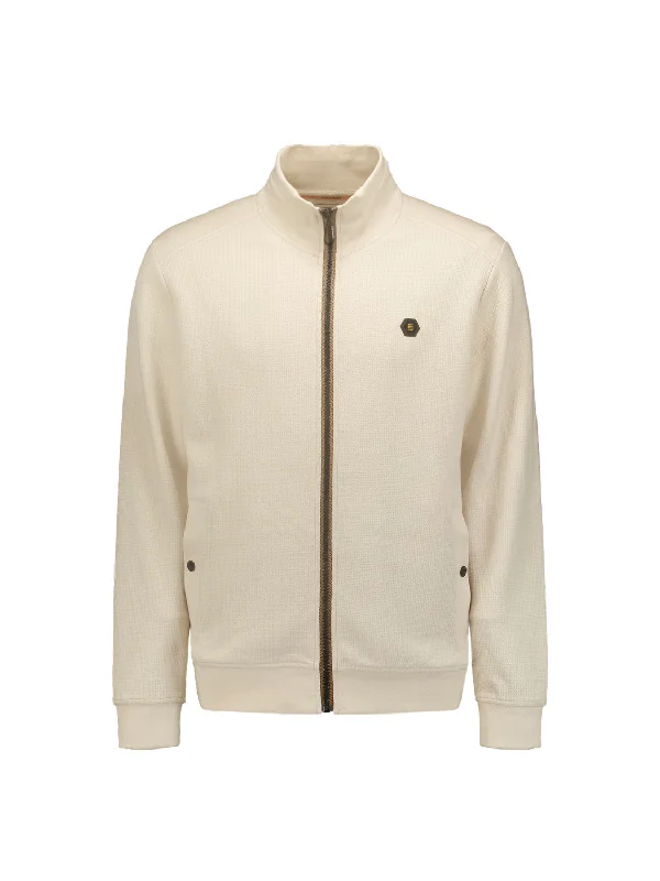 Shop trendy clothing at amazing prices – exclusive deals!  Full Zip Sweater: Cream