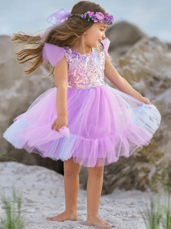 Sparkly Mermaid Twirl Tutu Dress