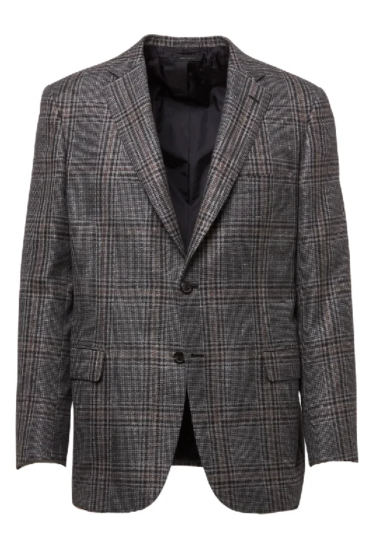 Shop the best clothing brands at amazing prices –   Grey Plaid Sport Jacket